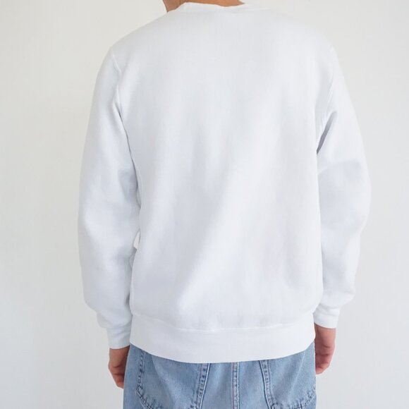 Russell Athletic White Cotton UCLA Spell Out Collegiate Crewneck Sweatshirt M - Picture 2 of 10